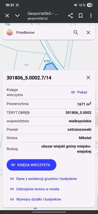 Działka budowlana z warunkami zabudowy - Widok 2