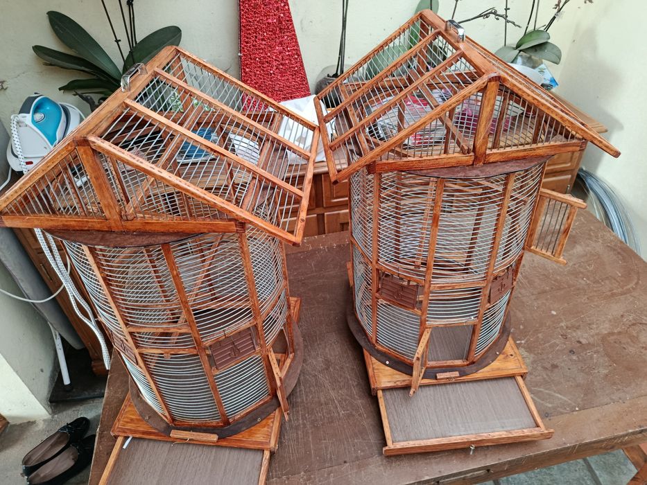 Gaiola para pássaros de porte pequeno