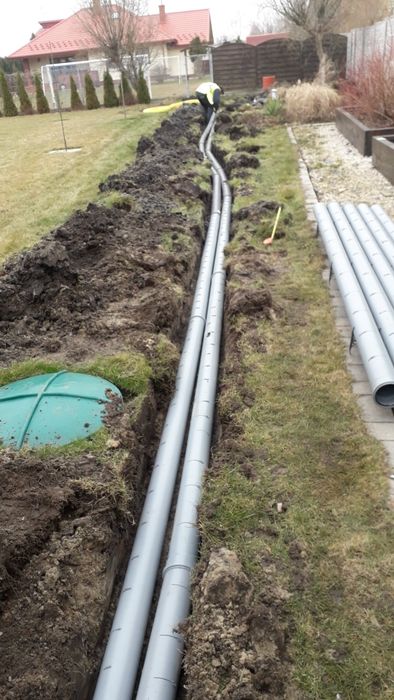 Drenaż Działki - Drenaż Fundamentów - Odprowadzenie wody z dachu