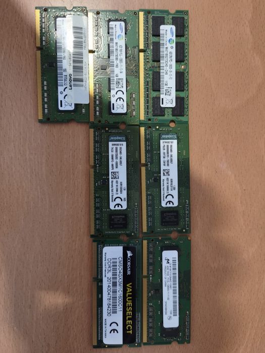 memória DDR3 para portátil 4gb cada módulo
