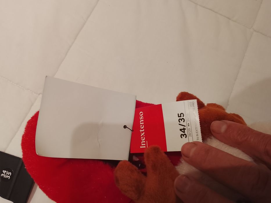 Vendo pantufas natalicias