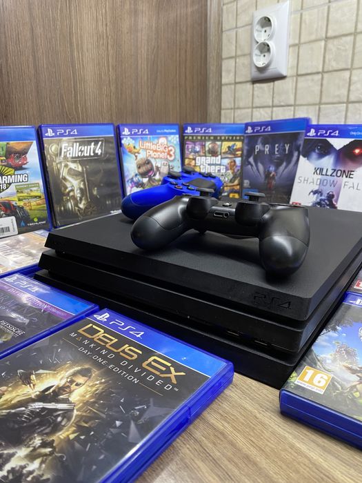 ГАРАНТІЯ+Ігри Playstation 4 PRO на 1000гб (55 ігор на аккаунті)