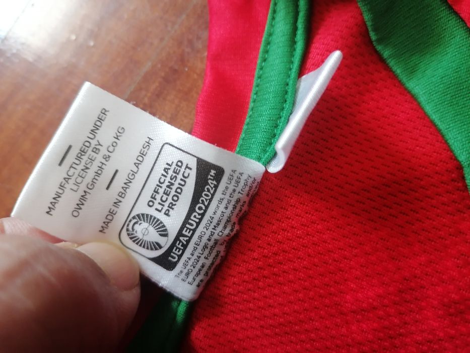 T-shirt de criança Selecção de Portugal.