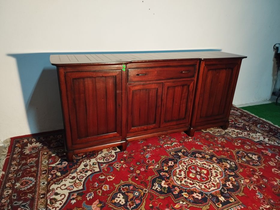 komoda kolonialna VINTAGE drewniana palisander długa 180 cm