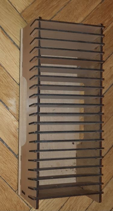 Etui box drewniany na płyty CD DVD organizer