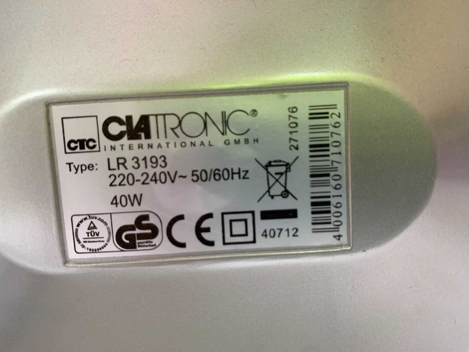 Oczyszczacz powietrza, jonizator Clatronic LR 3193