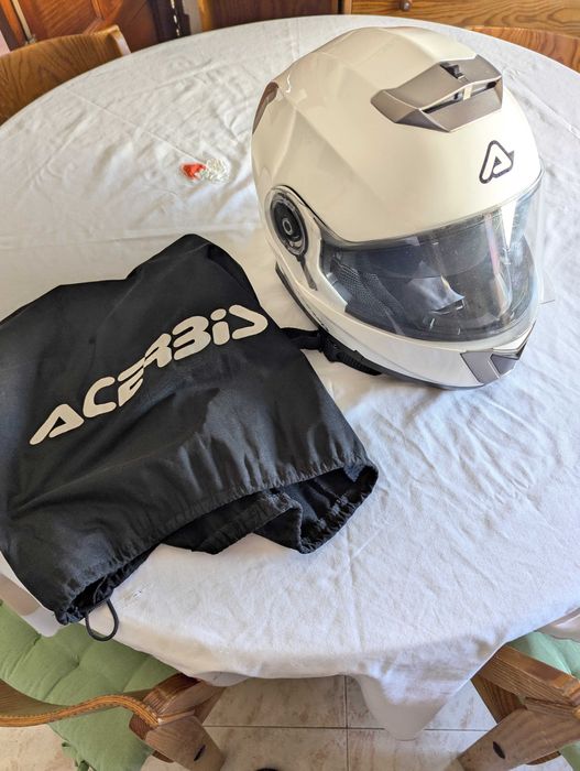 Capacete Acerbis Serel 22-06 Branco – Tamanho L