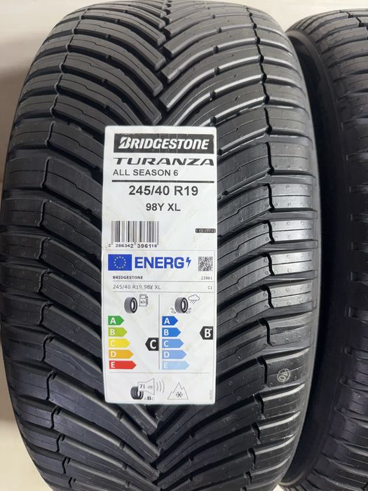 2x 245/40r19 Bridgestone Turanza AllSeason 6 98Y XL 2024