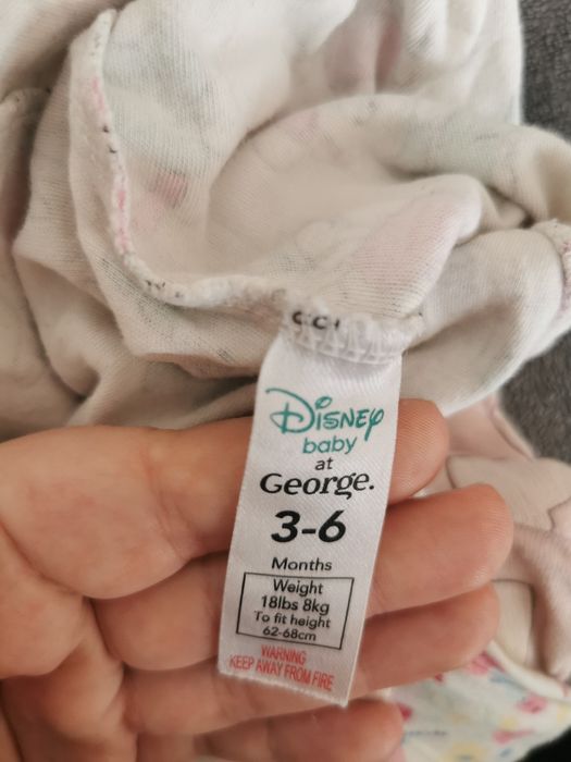 Pajace do spania dla dziewczynki 8 sztuk