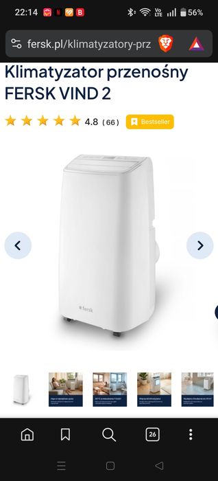 Klimatyzator przenośny FERSK VIND 2