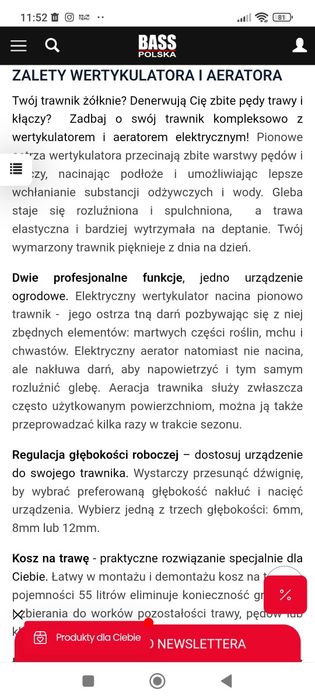 Urządzenie do trawników