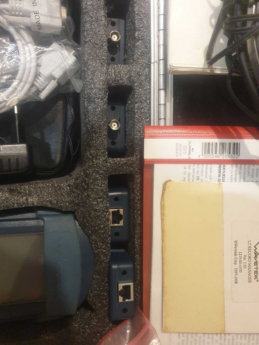 Miernik sieciowy, tester LAN, Ethernet, Cat 5e, Wavetek, Lantek, Fluke