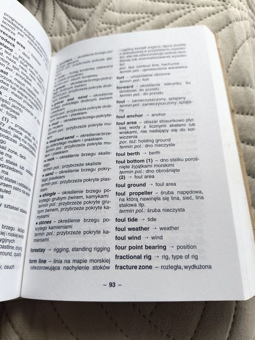 Słownik żeglarski angielsko-polski