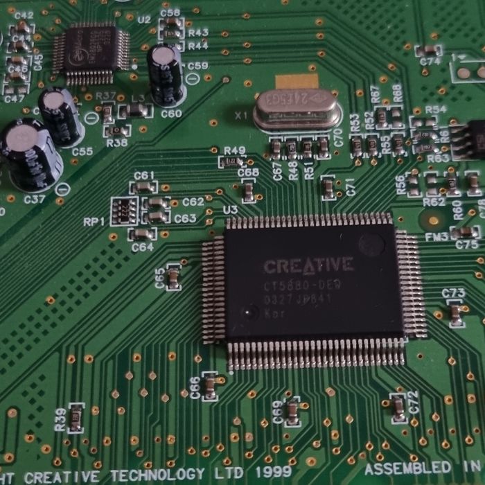 Karta dźwiękowa Creative Sound Blaster PCI 128 | CT4750 | CT5880 | Retro PC