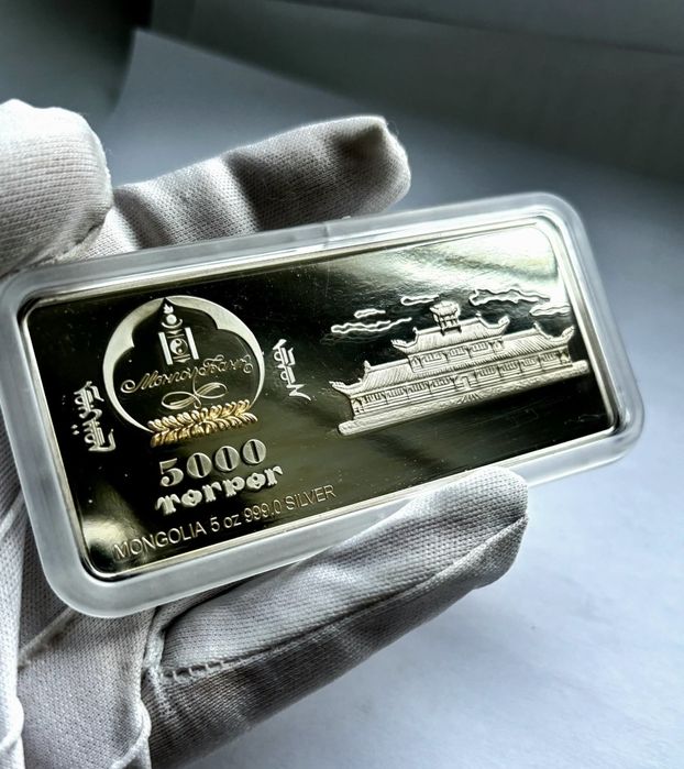 Ексклюзивна монета! СУМО! (Sumo Wrestling). 5унцій! СРІБЛО! 155,5 грам