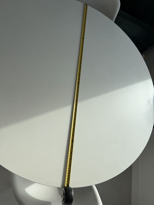 Stół bialy 110cm  +4krzesla