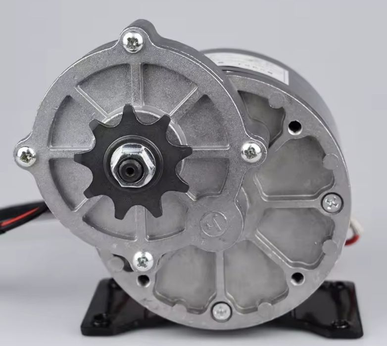Motor de Redução de Engrenagem MY1016Z, 24V 250W 14A 275 RPM Motor Elétrico DC Motor Elétrico de Bicicleta Com Roda Dentada de 9 Dentes