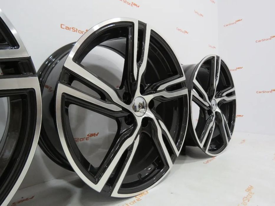 Jantes Volvo Look R Design 18 x 8 et48 5x108 Preto e polido