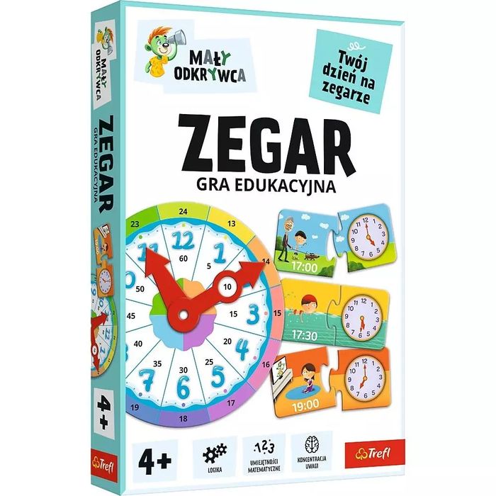 Mały odkrywca - Zegar TREFL. Trefl