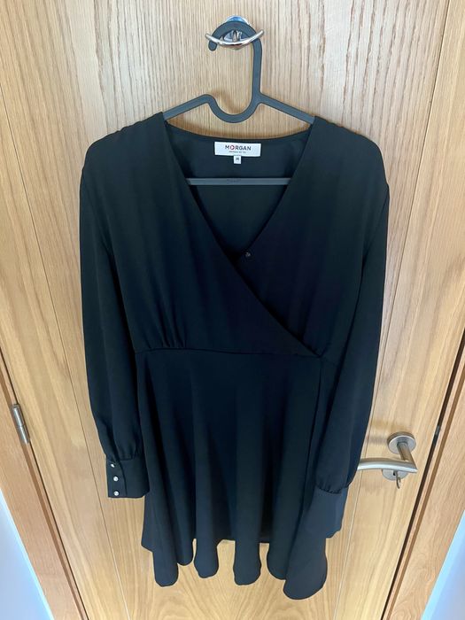 Vestido preto envelope - Morgan