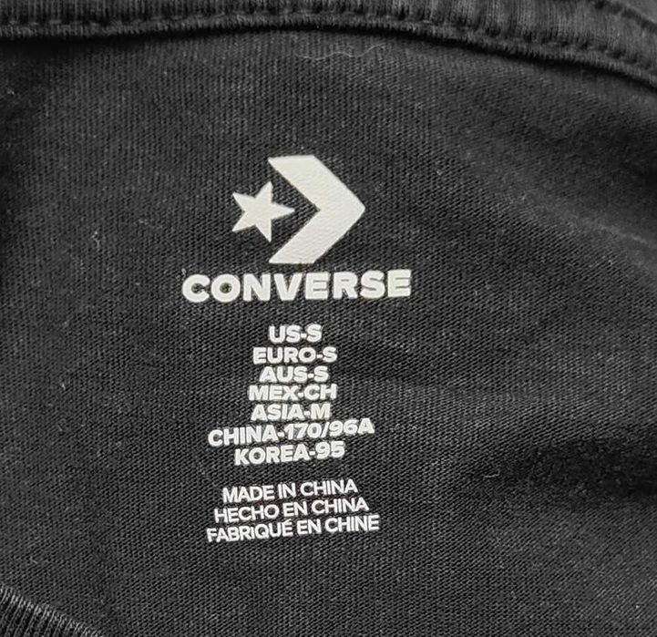 H) CONVERSE oryginalny logowany t-shirt Roz.S