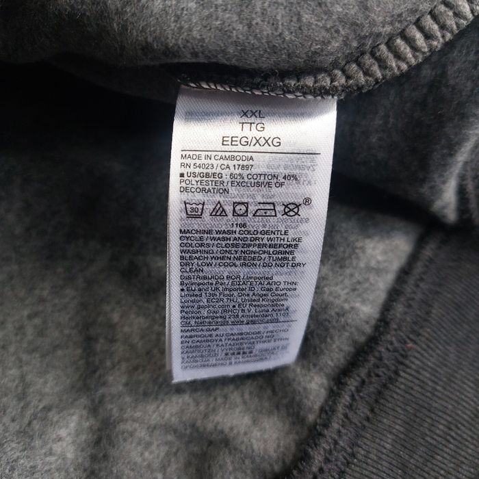 Bluza gap 2xl 140cm 2x71 cm ciepła