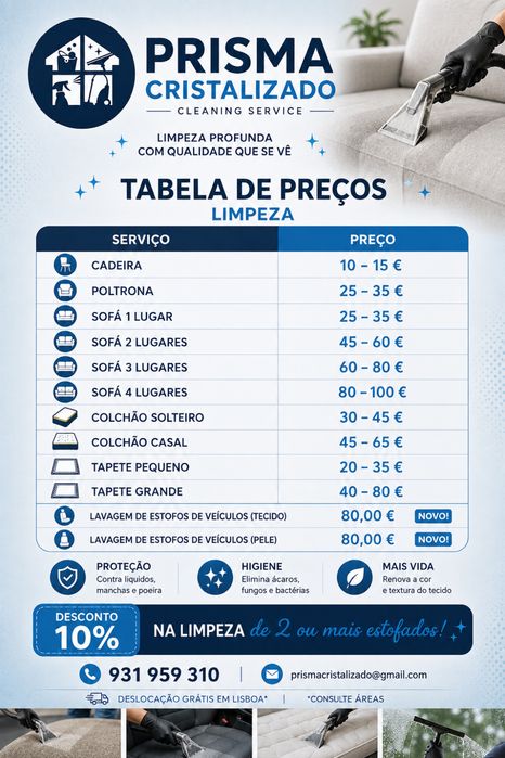 Limpeza e higienização
