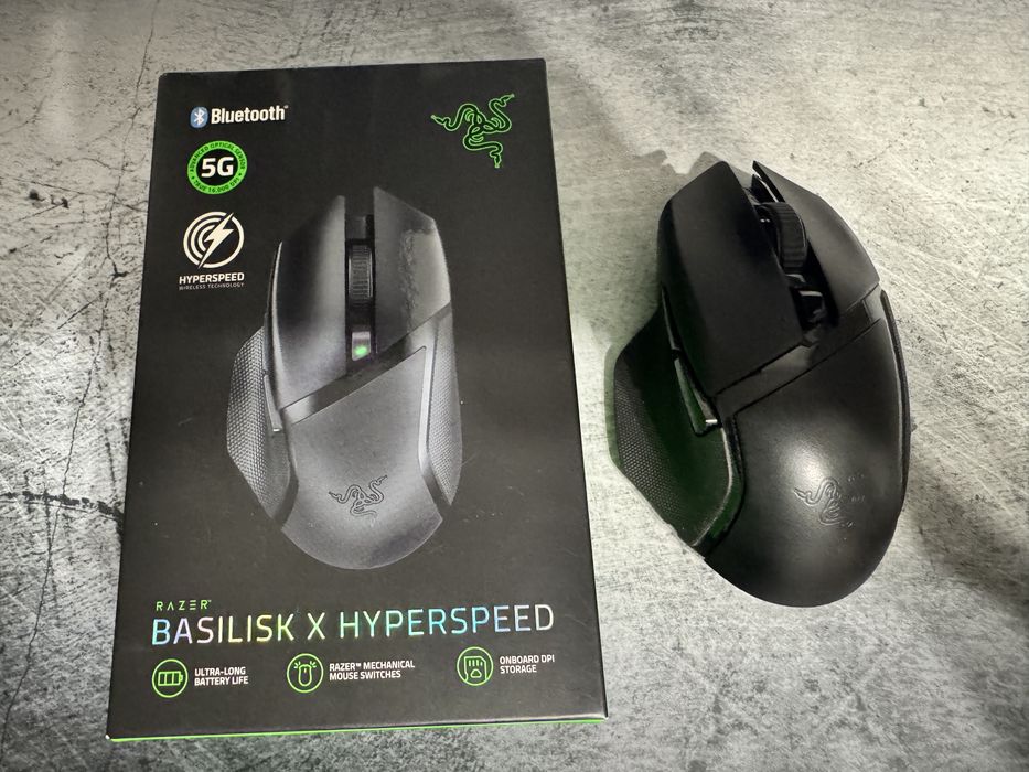 Mysz bezprzewodowa Razer Basilisk X Hyperspeed Bluetooth 2.4GHz