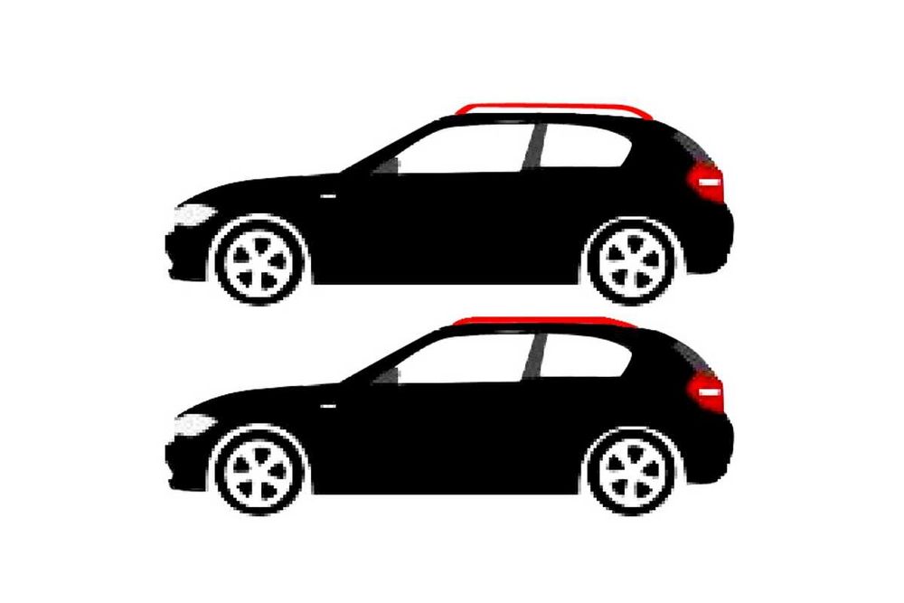 Bagażnik dachowy Hyundai TUCSON SUV 2021 do 2024 bazowy belki relingi