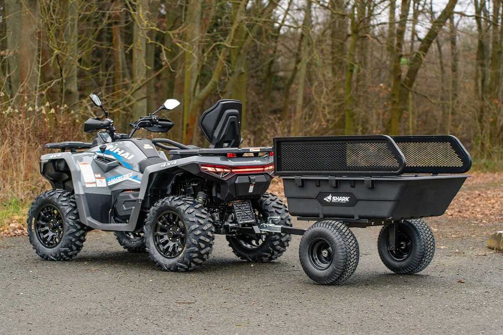 Причіп для квадроцикла Shark ATV Garden 300 S прицеп трейлер самоскид
