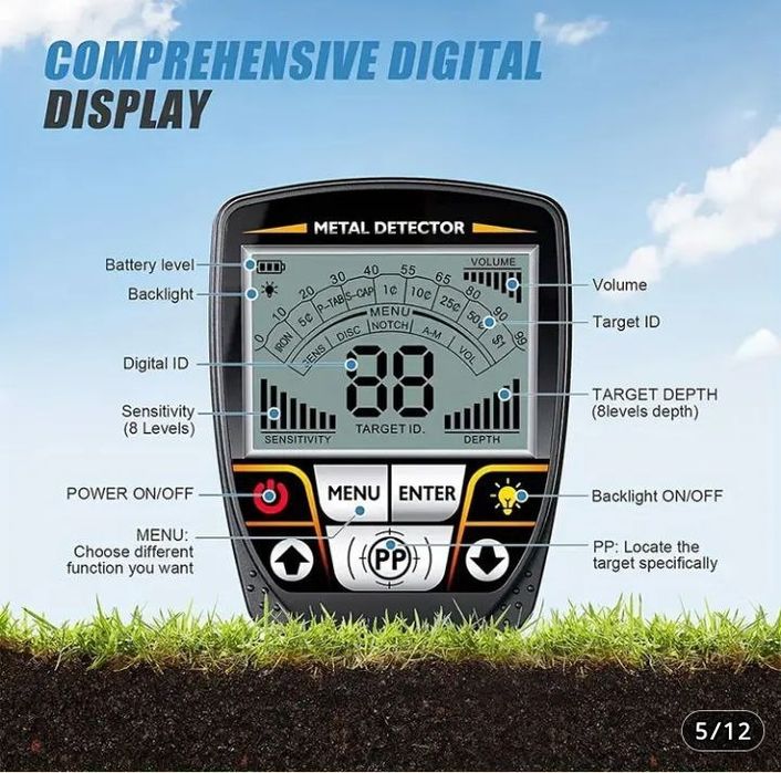 МеталлоискательТХ-640(убийца брендов).Розкладной,эффективный, надежный