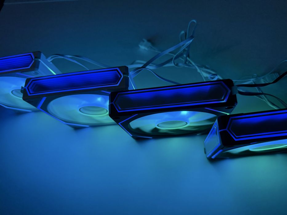 ARGB 120mm Кулер корпуса Чорний/Білий Upsiren  UF4 Prism Pro 6