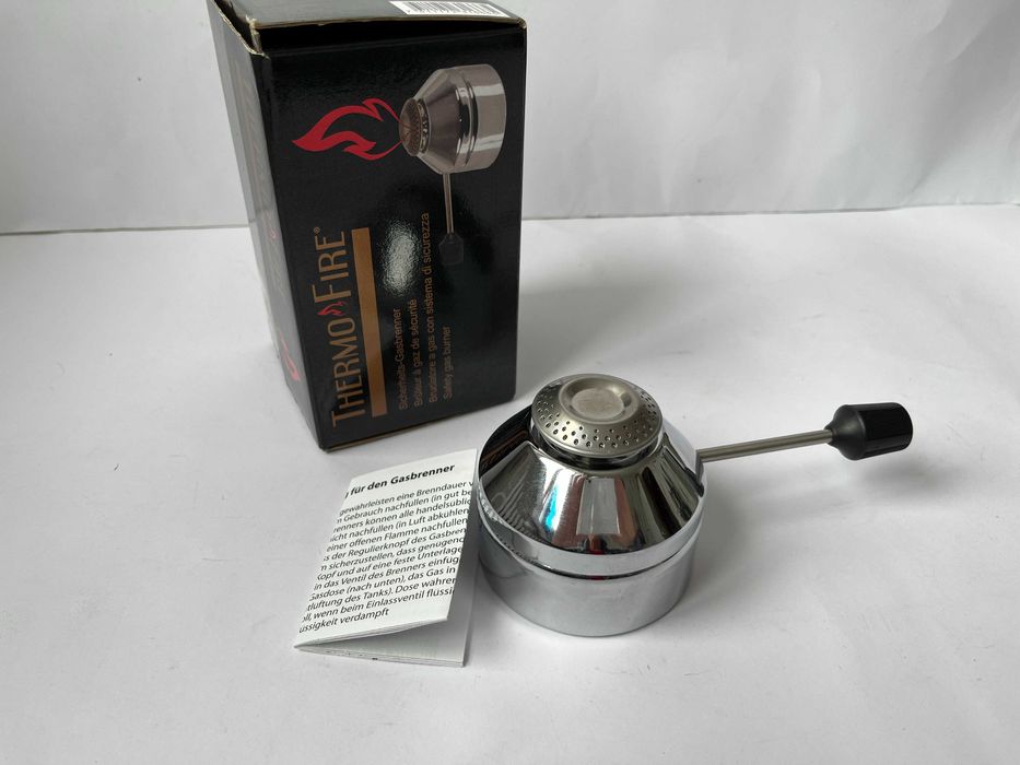 Новий газовий пальник thermo fire для фондю, подорожі, нержавійка