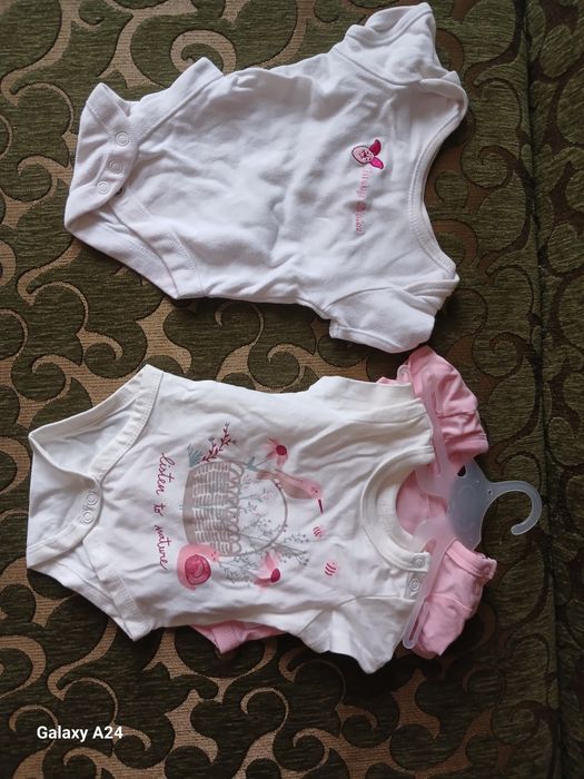 Пакет детских вещей 56–62 (0–3 мес) — 500 грн