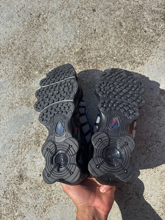 Nike shox TL pretas e azuis