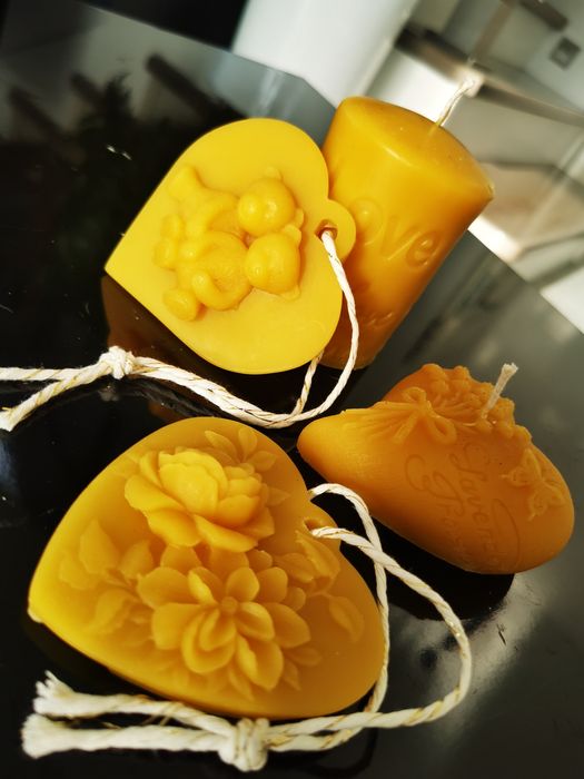 Miód świece boxy świąteczne