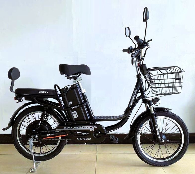 Електровелосипед Corso Powerfull 20 дюймів 700W 48V 20Ah з кошиком