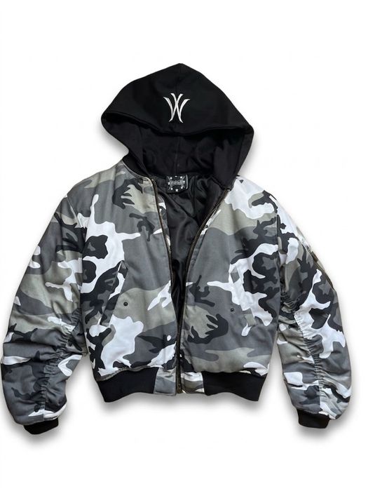 bdmx regular arctic camo bomber jacket бомбер