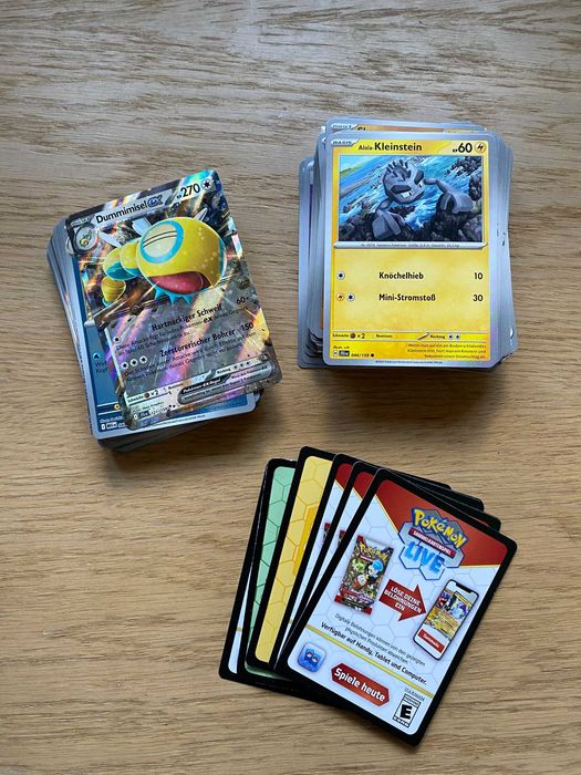 Pokemon TCG Zestaw Kart Holo Reverse + Bulk + Kody