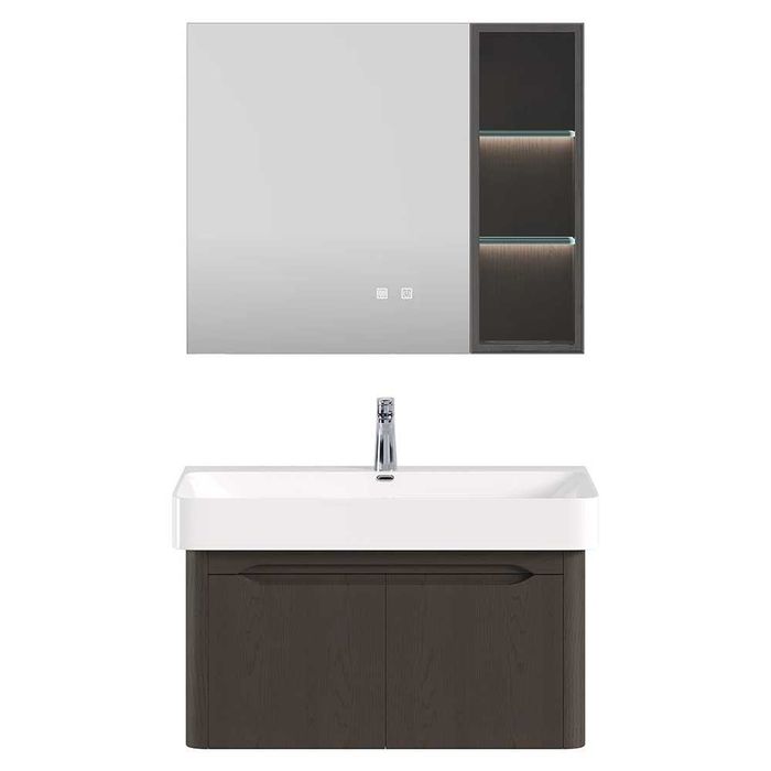 Zestaw Szafka  łazienkowa + lustro  SU-840 80 CM  PROMOCJA!