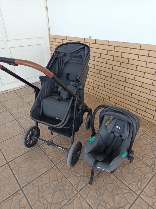 Trio Carrinho de bébé + alcofa  Haze Lux Bebe Confort, Mineral Graphite