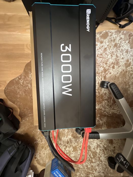 Інвертор-UPS Renogy 3000 Pure Sine Wave чиста синусоіда