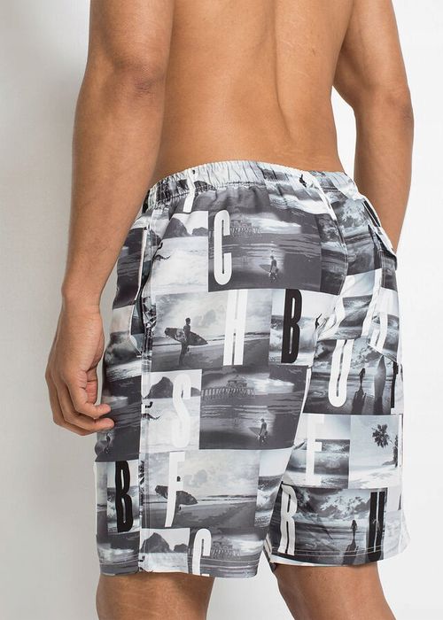 AG5835 męskie szorty kąpielowe z nadrukiem 64/66.