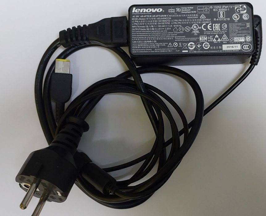 Зарядное для ноутбука Lenovo. 20v