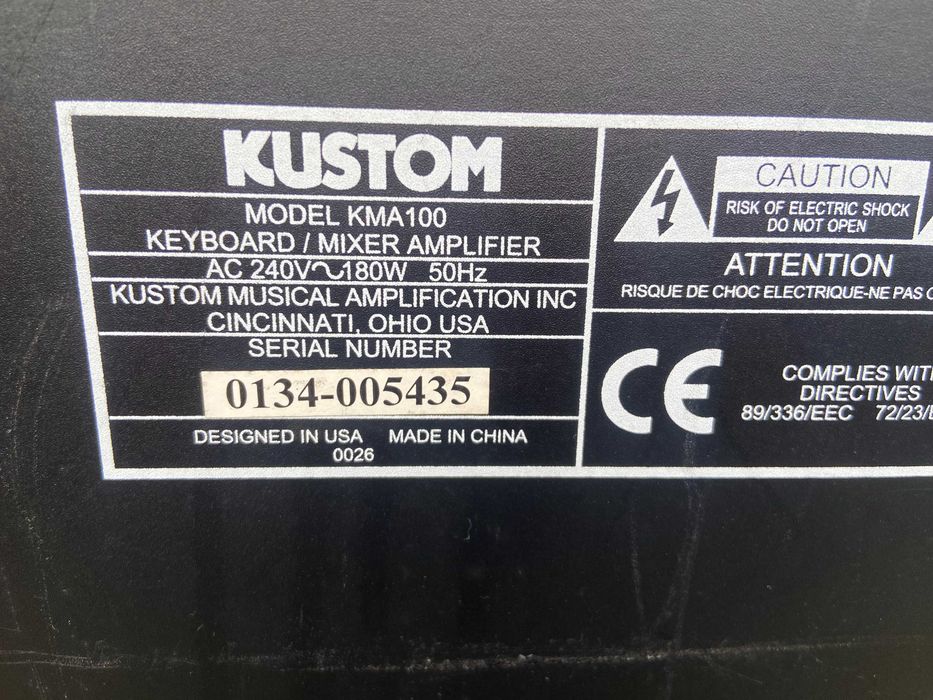 Kustom KMA 100 combo klawiszowe