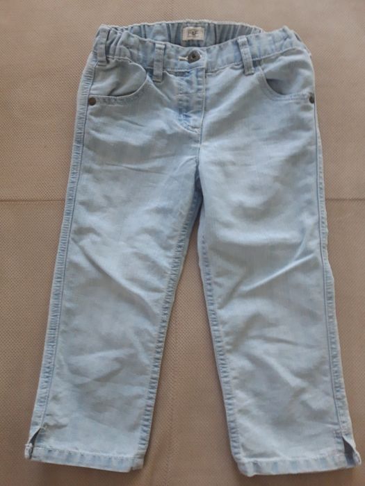 Spodnie jeansowe 3/4 6-7 lat
