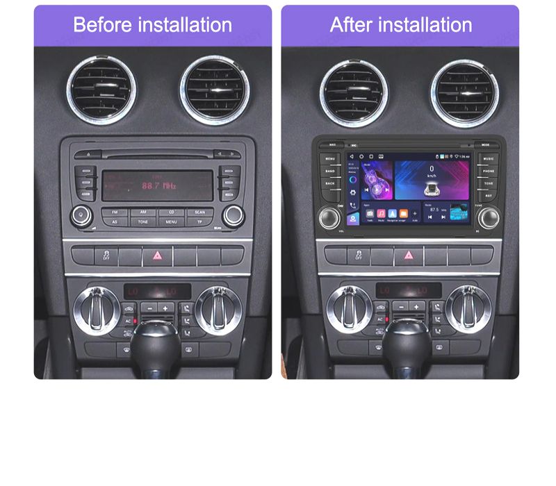 RÁDIO GPS ANDROID 13 AUDI A3 8P 03-13