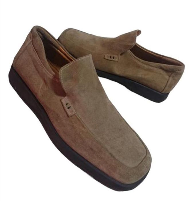 Мужские песочные замшевые туфли Belmondo