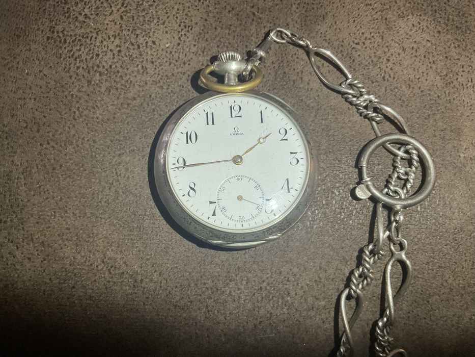 Relogio omega de prata (0800) Grand prix 1900