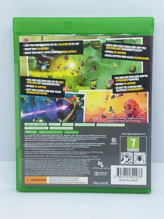 Rayman Legends Xbox360 Xbox One
